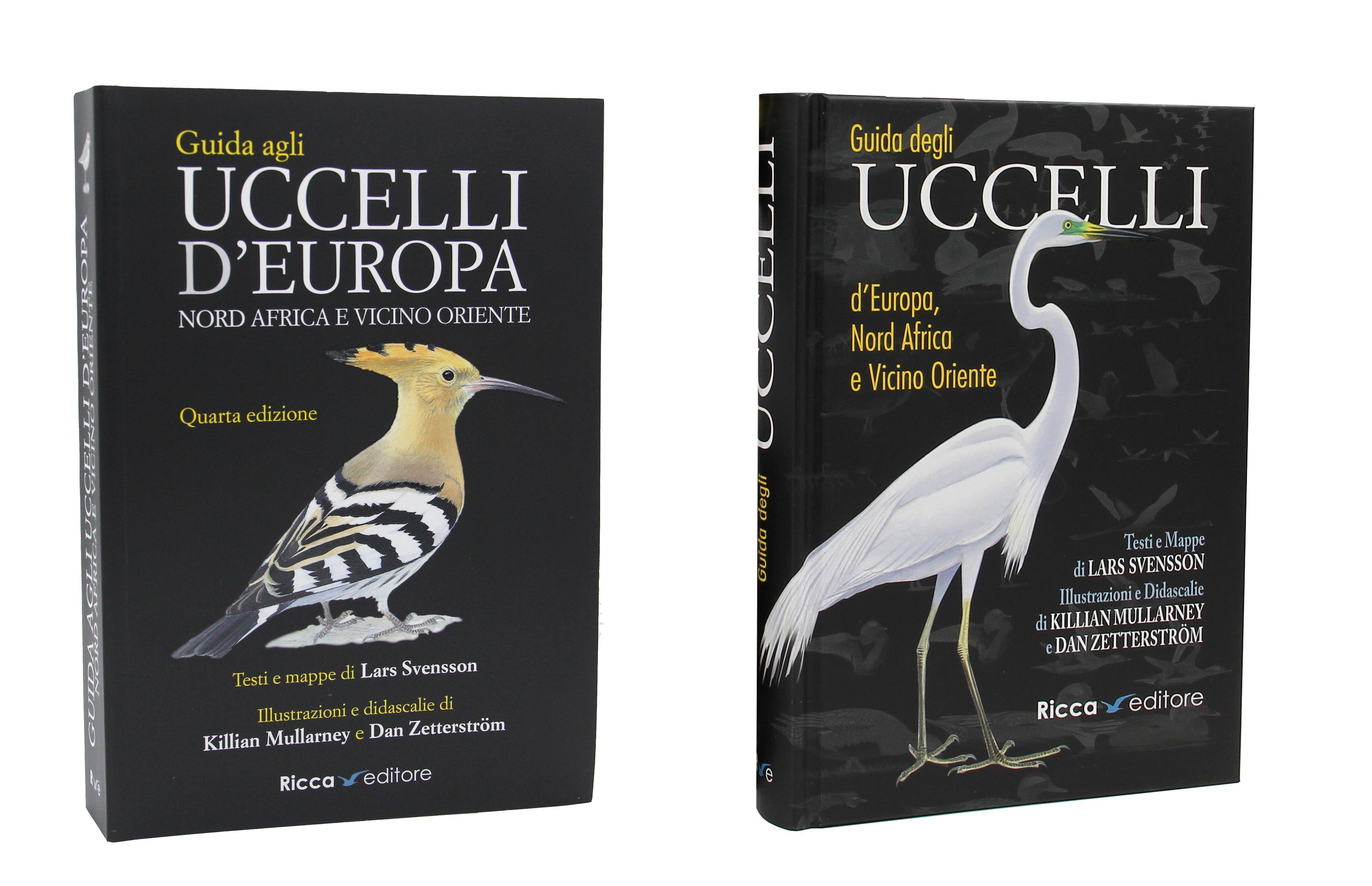 Confronto edizioni Guida degli uccelli d'Europa, Nord Africa e Vicino Oriente