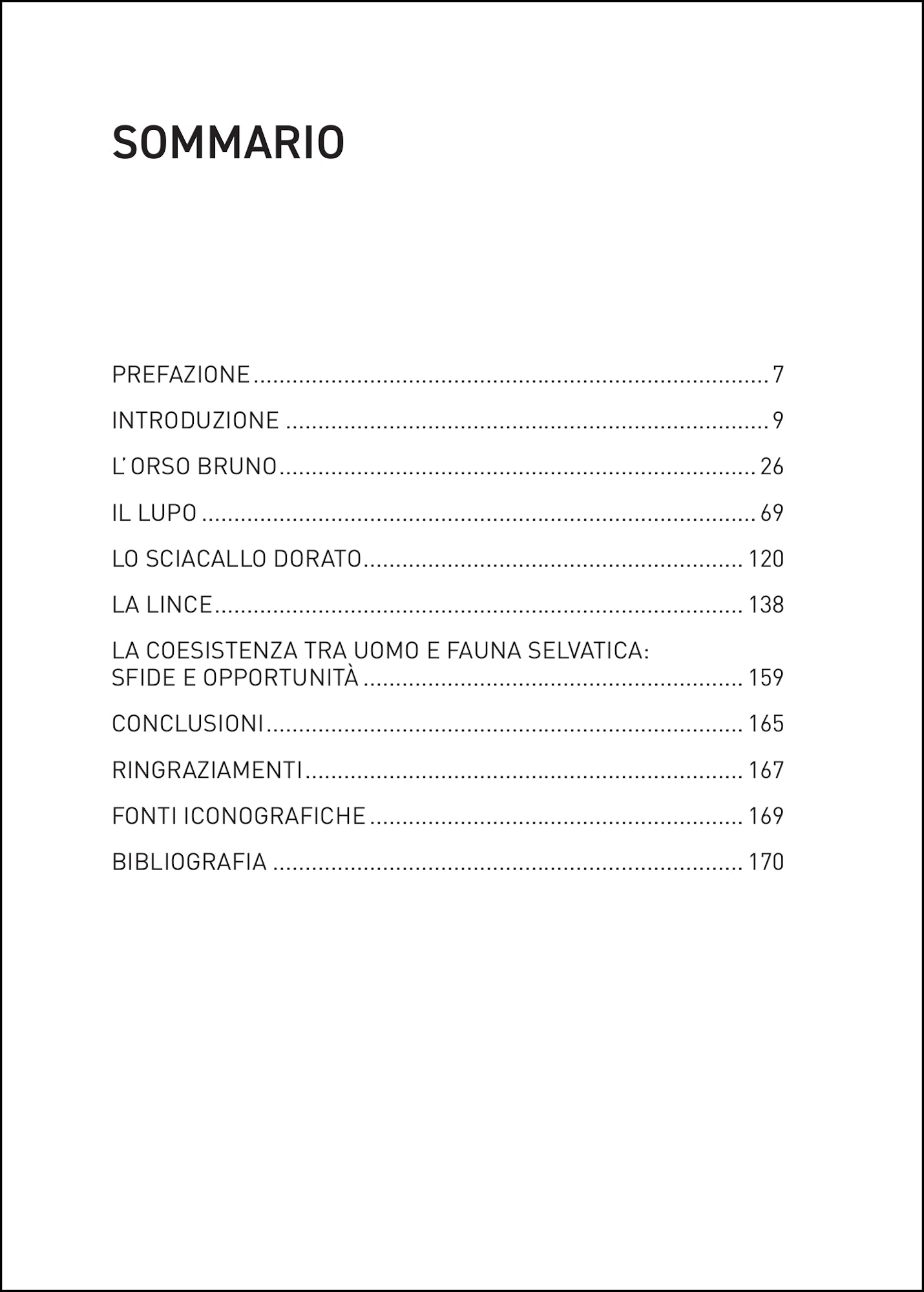 I grandi carnivori d'Italia. L’orso, il lupo, lo sciacallo dorato e la lince