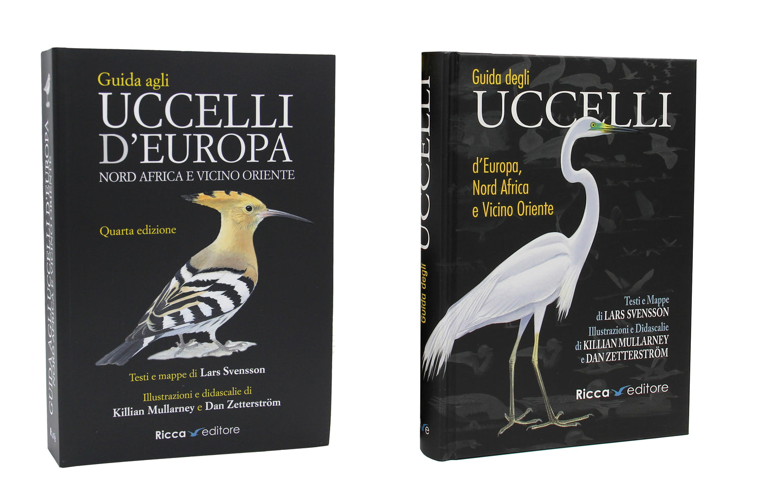 Confronto edizioni Guida degli uccelli d'Europa, Nord Africa e Vicino Oriente
