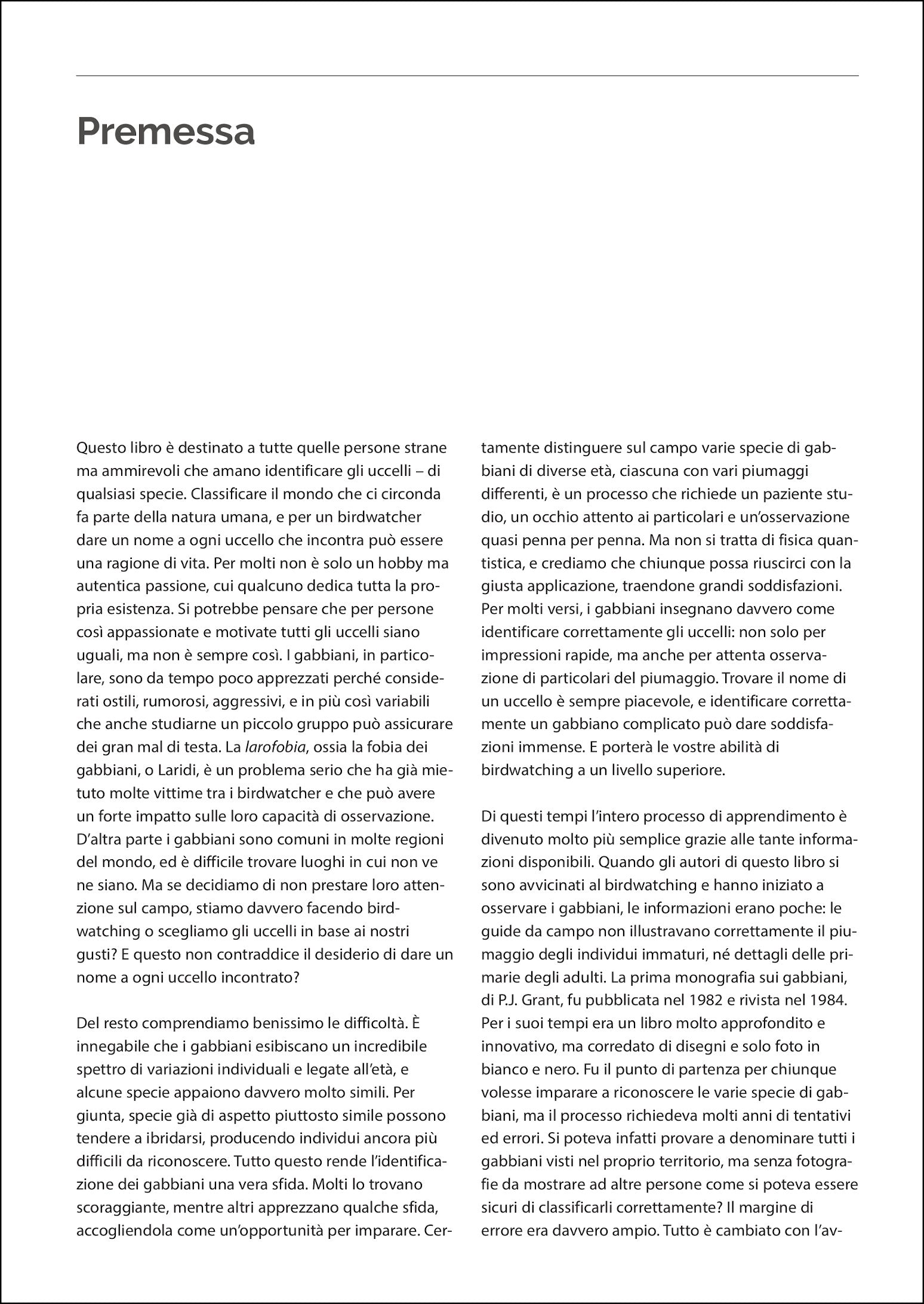 libro guida ai gabbiani europa nord africa medio oriente premessa pag 3